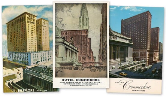 Sending postcards from Grand Central