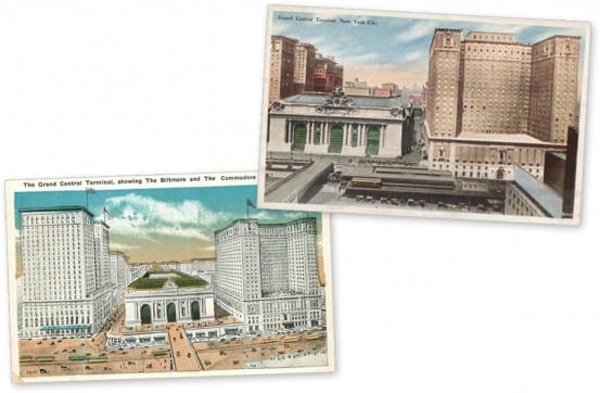 Sending postcards from Grand Central