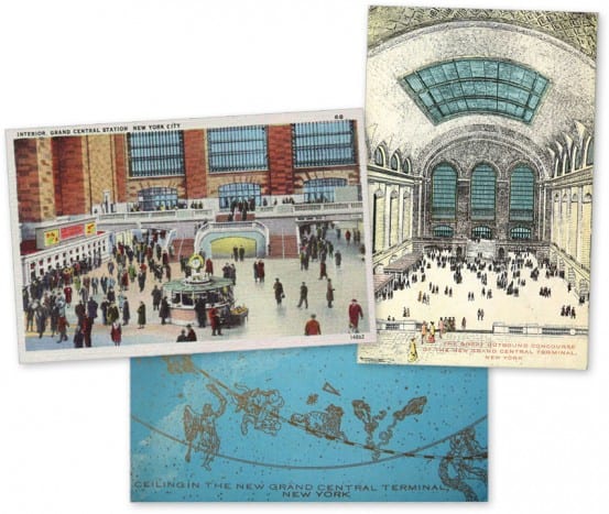 Sending postcards from Grand Central