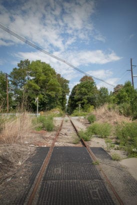 Approaching the grade crossing