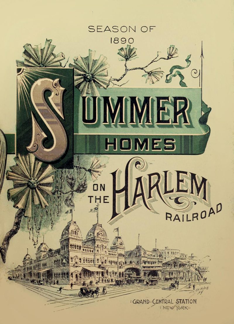 1890's Summer Homes on the Harlem Railroad booklet
