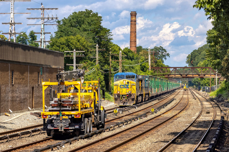 CSX is finally able to resume service on Monday afternoon after the storm